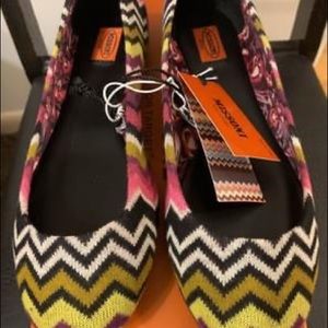 NWT Missoni For Target Chevron Ballet Flats 7.5